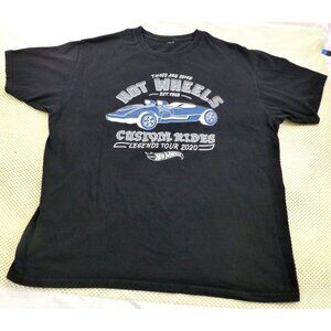 Hot Wheels Twin Mill Custom Rides Legends Tour 2020 T-Shirt Black Large